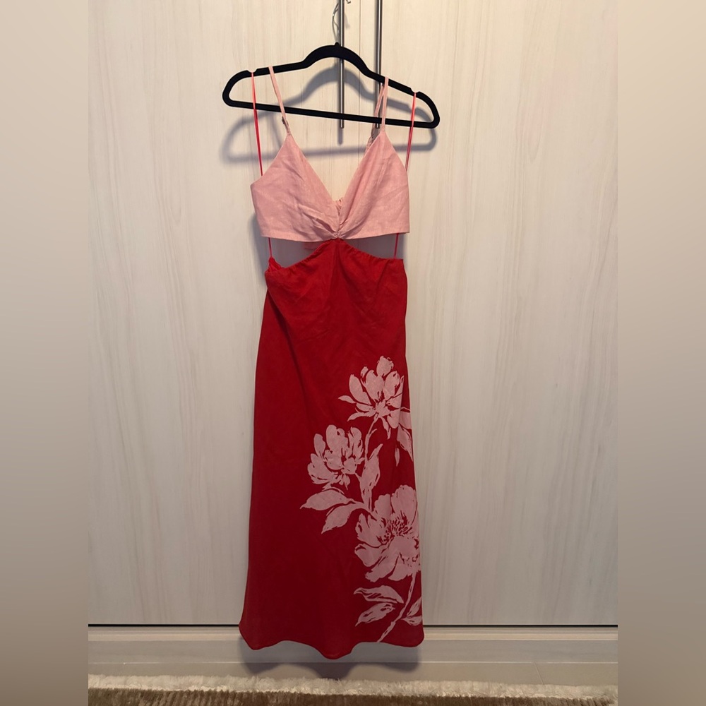 Abercrombie & Fitch Cutout Maxi Dress Size Medium NWT - Picture 10 of 12
